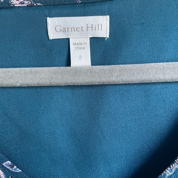 Garnett Hill Floral Mini Skater a dress size 2 - Picture 2 of 9